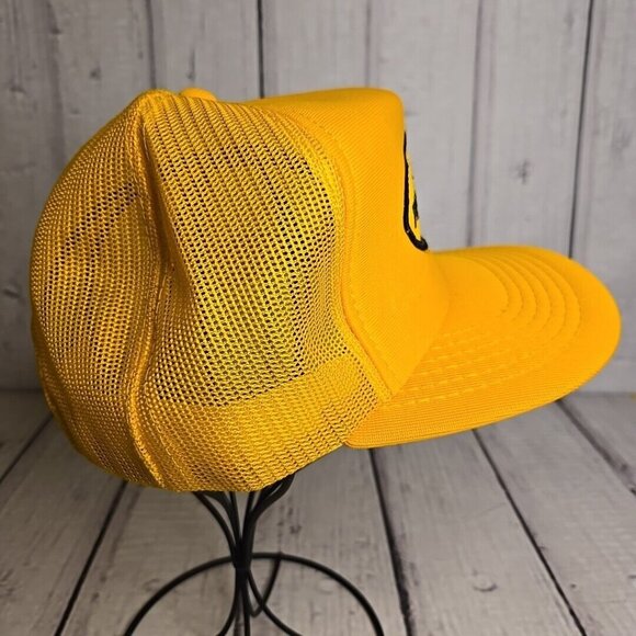 Pennzoil Hat Vintage Yellow Mesh Snapback Patch  Hat Cap - Picture 4 of 10